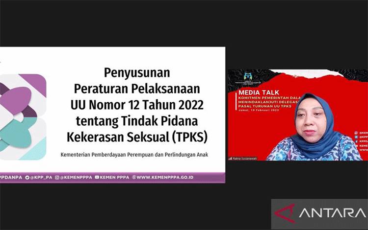 KemenPPPA Nilai UU TPKS Butuh Sosialisasi Masif
