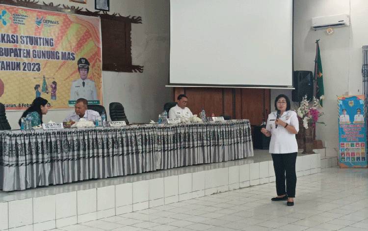 Wakil Bupati Gunung Mas: Angka Stunting di Mihing Raya Turun