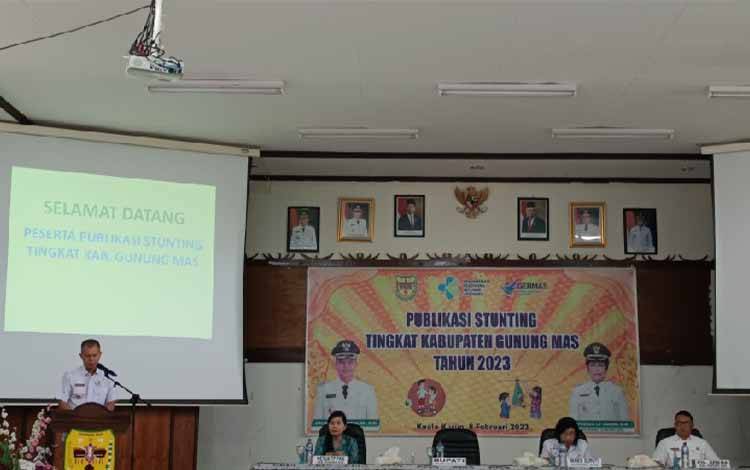 Bupati Gunung Mas Ajak PBS Sukseskan Penurunan Stunting