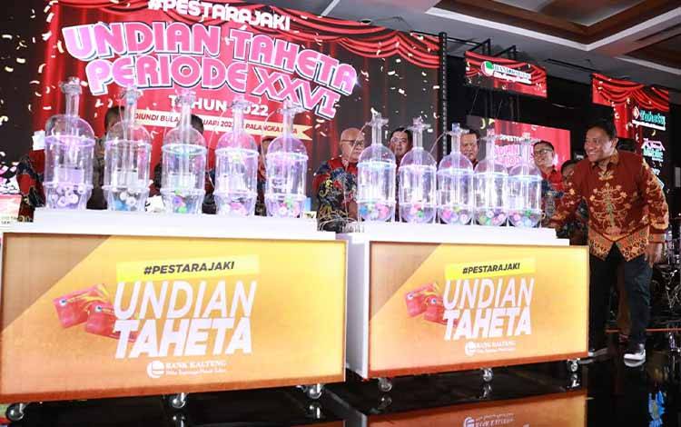 Hadiri Pengundian Taheta, Wagub Kalteng Berharap Bank Kalteng Makin Dikenal