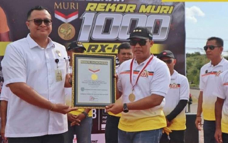 Jamda King Lamandau Pecahkan Rekor Muri 1.000 Motor RX King