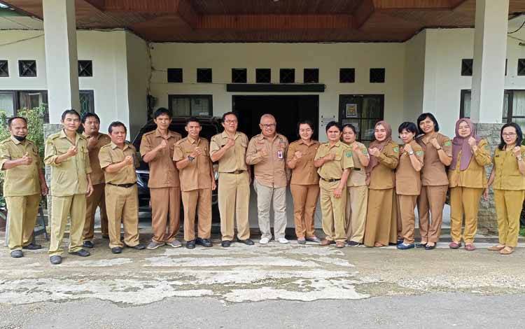Kadis Ketahanan Pangan Kalteng Monitoring Kemandirian Benih Padi di Barito Timur