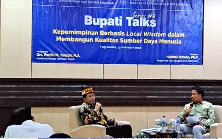 Bupati Murung Raya Paparkan Kondisi Daerah Saat jadi Narasumber Seminar di UGM