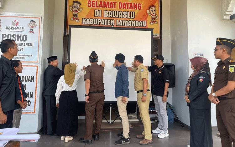 Bawaslu Lamandau Launching Aplikasi Jarimu Awasi Pemilu
