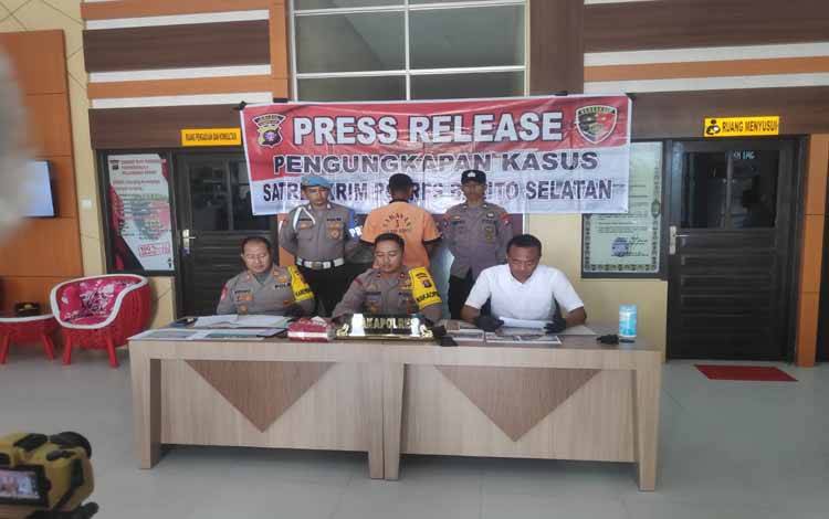 Polisi di Barito Selatan Amankan Ratusan Potong Kayu Olahan