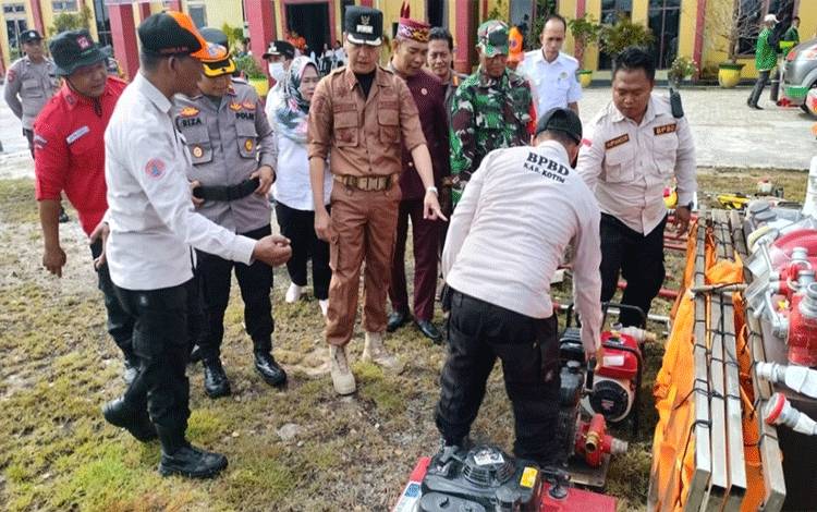 Polsek Ketapang Gelar Apel Siaga Karhutla dan Simulasi Karhutla?