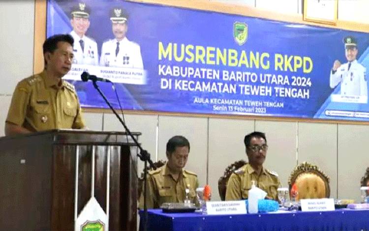 Bupati Barito Utara Minta Camat hingga Kades Segera Selesaikan Tata Batas Wilayah