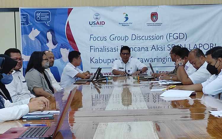 Pemkab Kobar Gelar FGD Finalisasi Renacan Aksi Sistem Pengelolaan Aduan Masyarakat