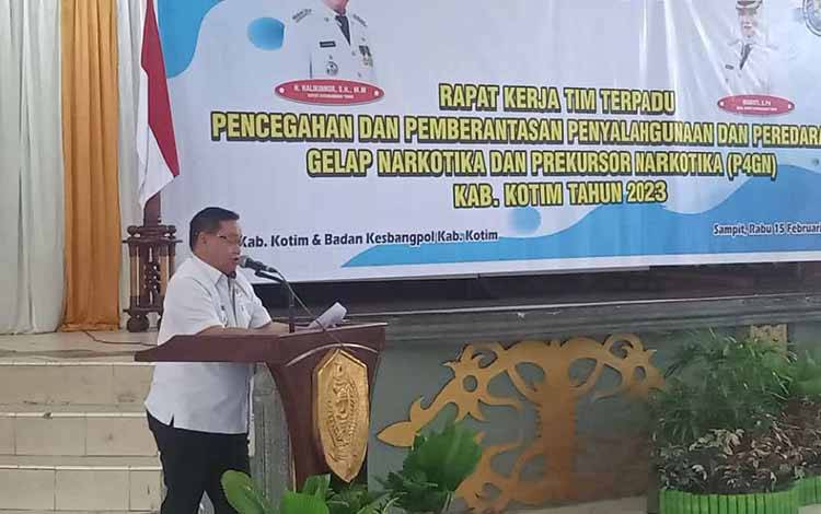 Bupati Kotim: Perlu Maksimalkan Upaya Pencegahan Penyalahgunaan Narkoba