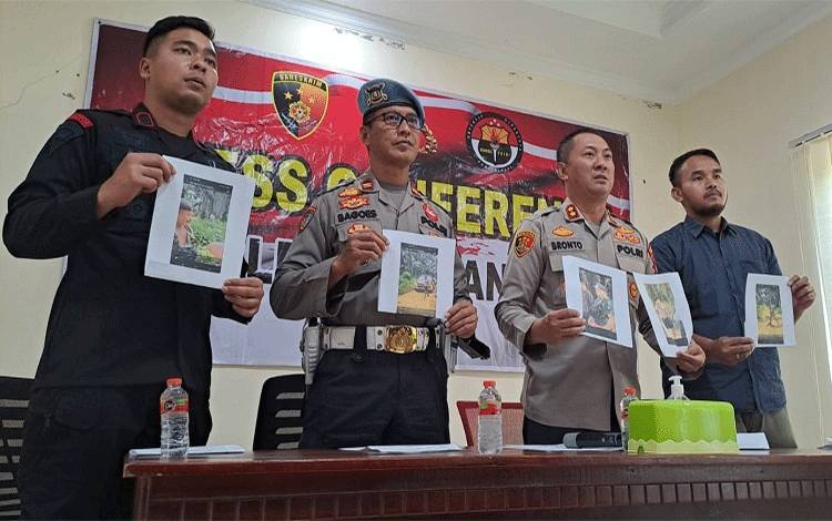 Polres Lamandau Rilis Identitas DPO Pengadang Mobil Polisi