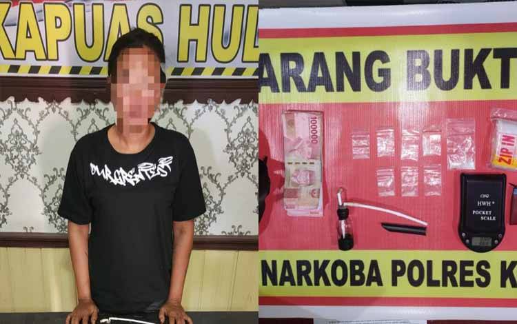 Seorang Ibu Rumah Tangga di Kapuas Ditangkap karena Sabu