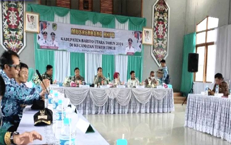 Ada 49 Usulan Masyarakat Kecamatan Teweh Timur
