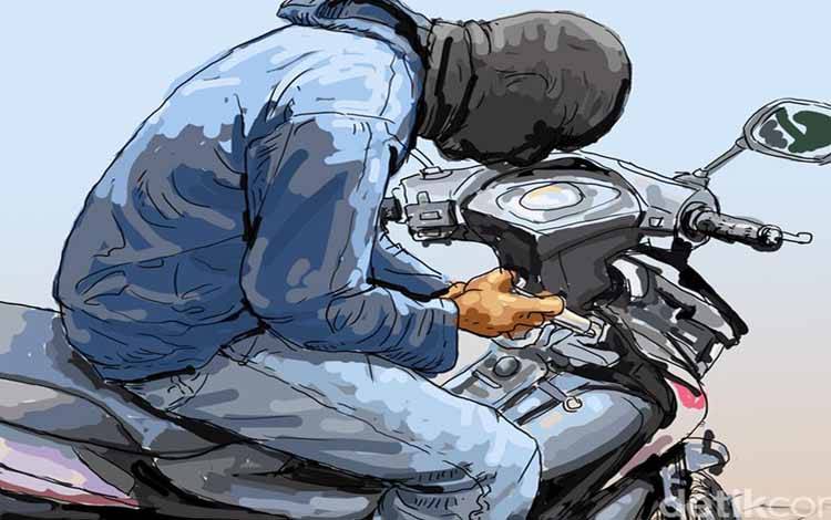 Motor Raib Dicuri saat Asyik Makan Bereng Kekasih