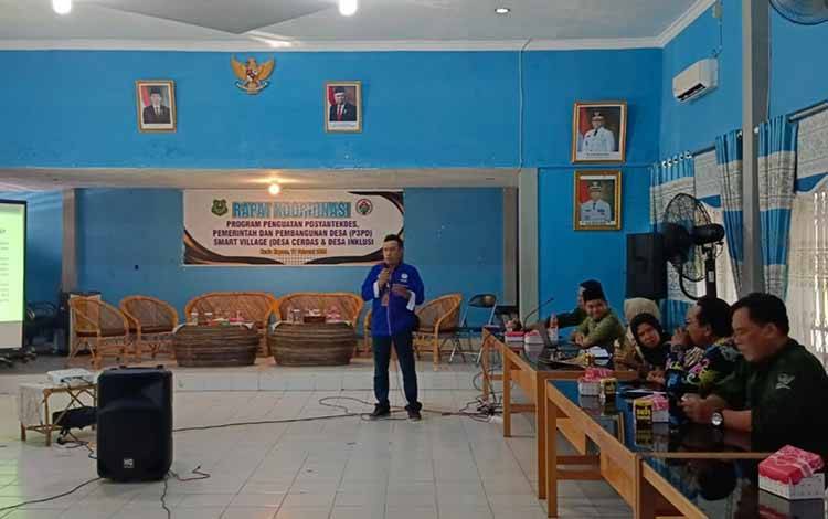 Dinas PMD Kapuas Rakor Program P3PD, Ini Tujuannya