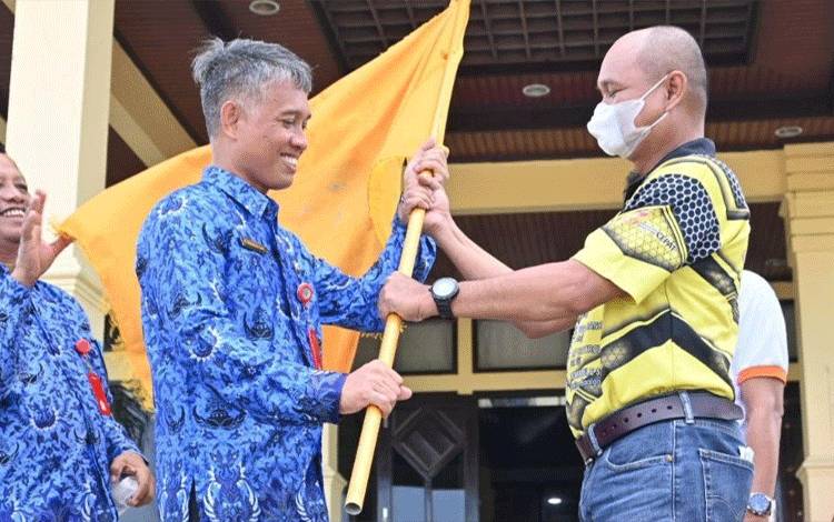 62 Atlet Taekwondo Kabupaten Lamandau Ikuti Kejuaran Antar Pelajar