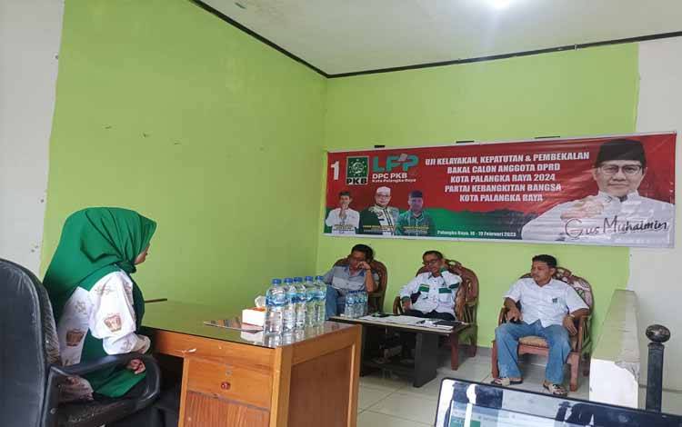 DPC PKB Palangka Raya Laksanakan Uji Kelayakan untuk Bacaleg