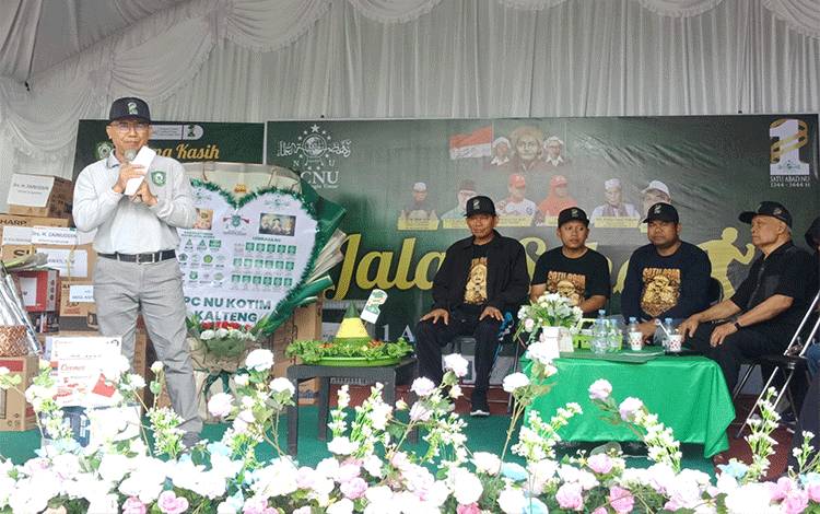 Jalan Sehat Harlah Satu Abad NU di Kotim Jadikan Ajang Silaturrahmi