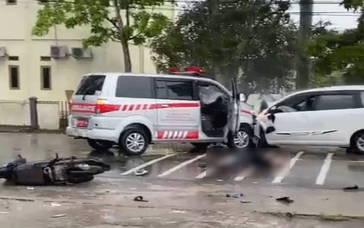 Ambulans Milik Pemdes Pundu Dikabarkan Kecelakaan di Kalsel