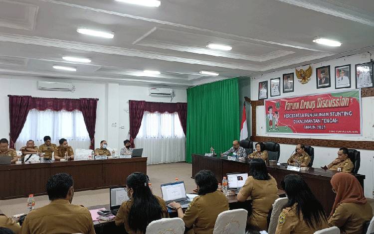 DP3AP2KB Kalteng dan BRIN Laksanakan Survei Penurunan Stunting di Gunung Mas