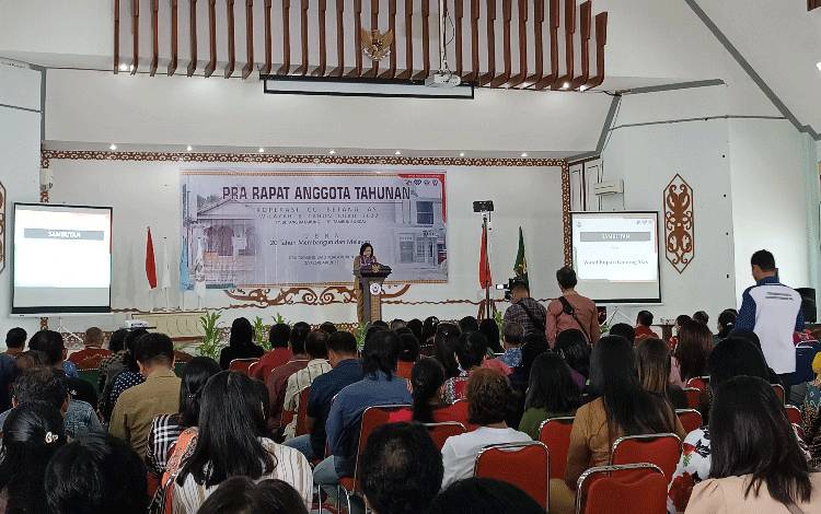 Wabup Gumas buka pra RAT Koperasi CU Betang Asi Wilayah 5