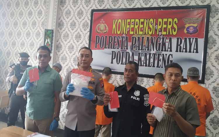Polresta Palangka Raya Tangkap 6 Tersangka Kasus Narkotika