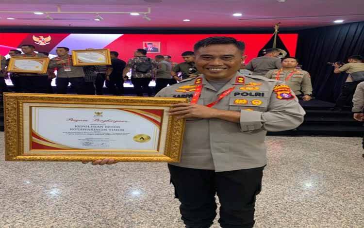 Polres Kotim Raih Penghargaan Pelayanan Prima Lingkup Polri 2022
