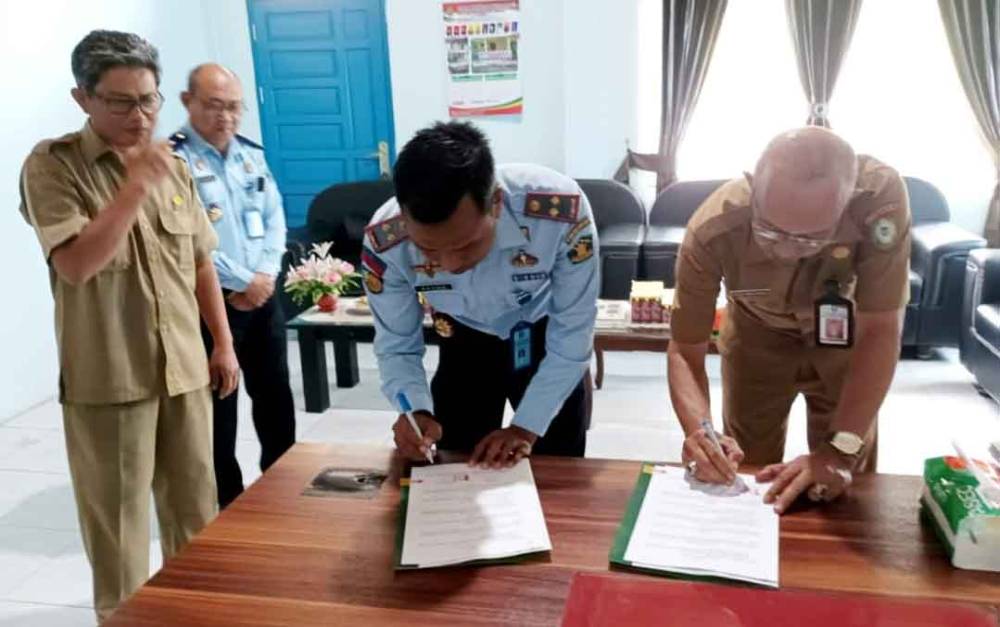 Lapas Kelas IIB Sampit Kerjasama dengan Disdukcapil Kotim