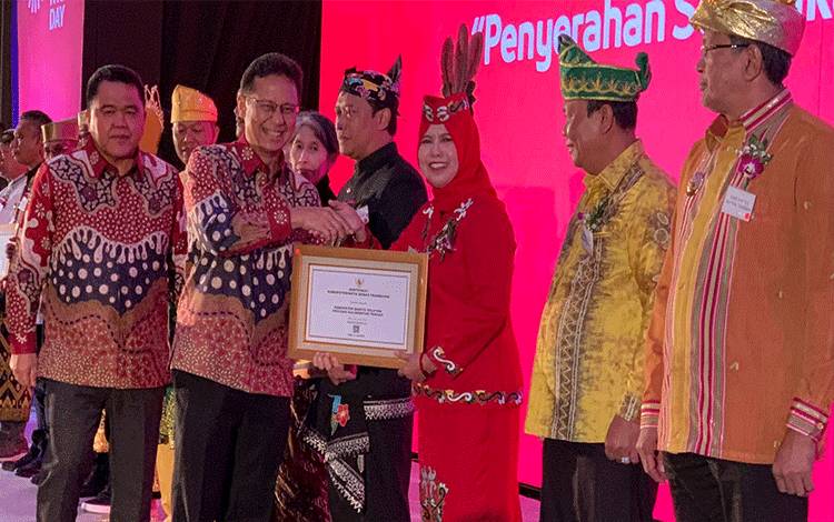 Barito Selatan Dapat Penghargaan Bebas Frambusia dari Kemenkes RI