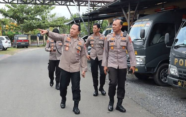 Kapolres Kapuas Sambut Kedatangan Tim SOPS Mabes Polri