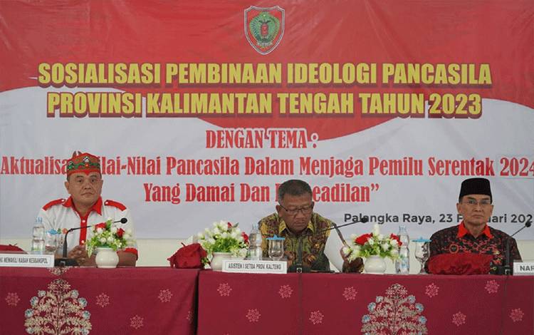 Buka Sosialisasi Ideologi Pancasila, Katma F Dirun Ingatkan Mulainya Pendangkalan Nilai Kebangsaan