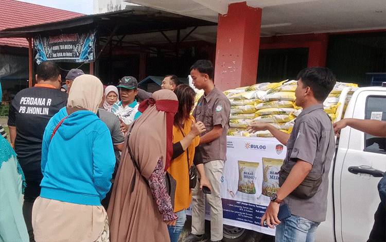 Bulog Kalteng Gelontorkan Dua Ton Beras untuk Katingan