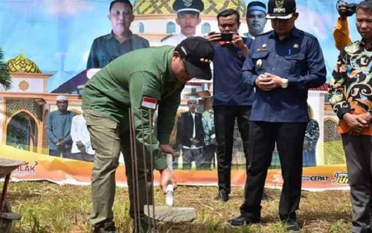 Hibah Disalurkan, Pembangunan Masjid Nur Attaqwa Dimulai