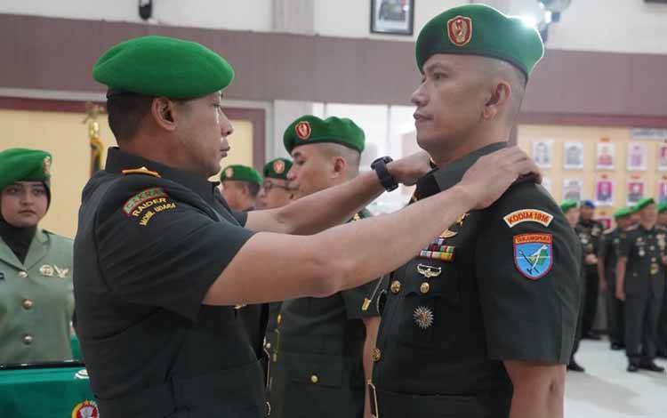 Komandan Kodim 1016 Palangka Raya Berganti