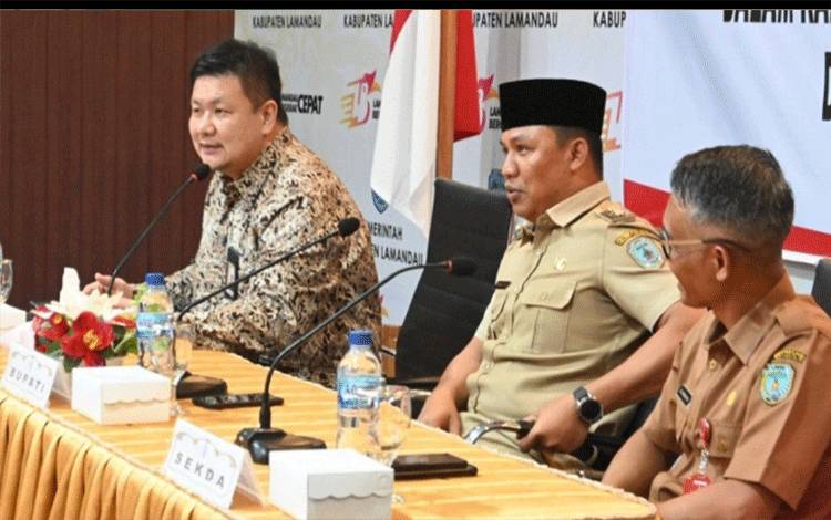 Bupati Lamandau Audiensi dengan KPK RI