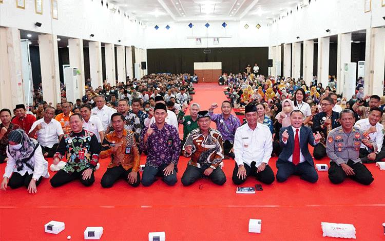 Bupati Sukamara : Pelatihan Pengembangan Diri Implementasi Core Value ASN Berakhlak Dapat Banyak Manfaat