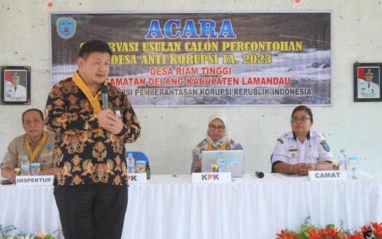 Giliran Desa Riam Tinggi Disambangi KPK RI