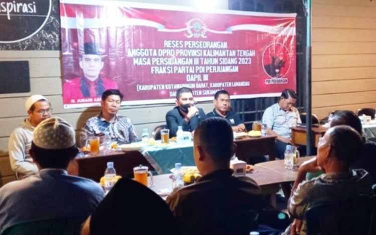 Anggota DPRD Kalteng Ini Sebut Sektor Pendidikan di Kumai Hulu Kobar Perlu Perhatian