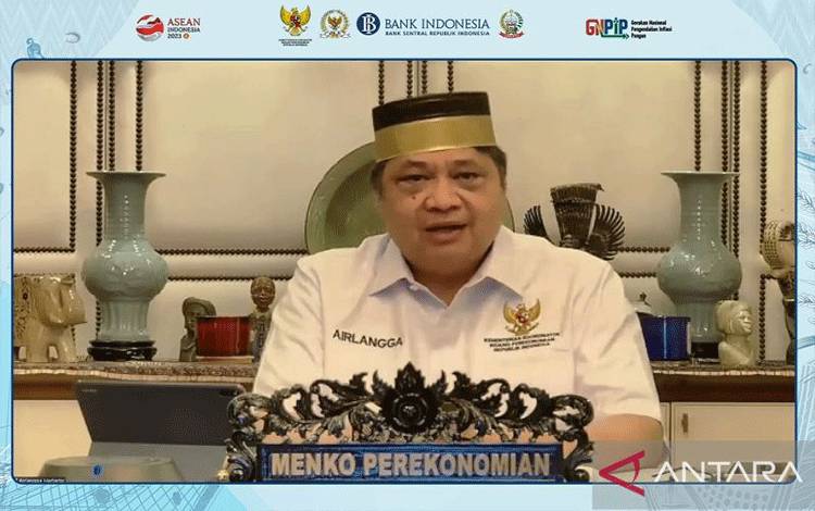 Menko Airlangga Danai Ketahanan Pangan Rp104,2 triliun