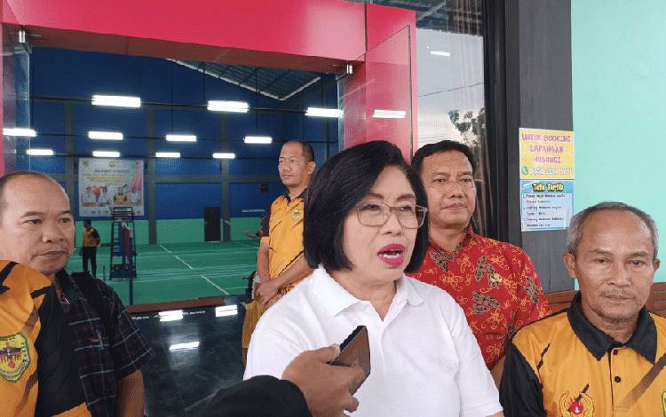 Wakil Bupati Gunung Mas Sambut Baik Adanya GOR Bulutangkis Baru
