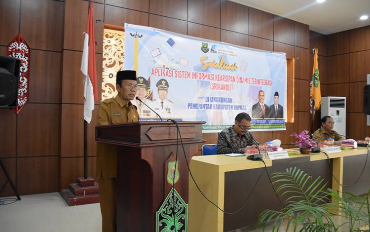 Wabup Kapuas Buka Sosialiasi Aplikasi Srikandi, Ini Pesannya