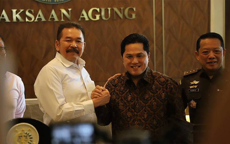 Jaksa Agung dan Erick Thohir Koordinasi Terkait dengan Bersih-Bersih BUMN
