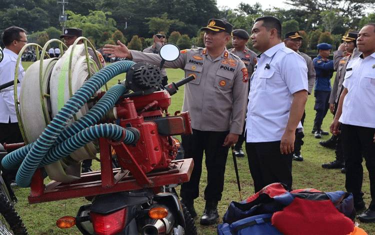 Tim Itwasda Polda Kalteng Cek Sarpras Karhutla