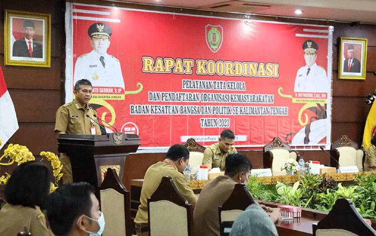 Badan Kesbangpol Kalteng Kuatkan Sinergi Bersama Ormas