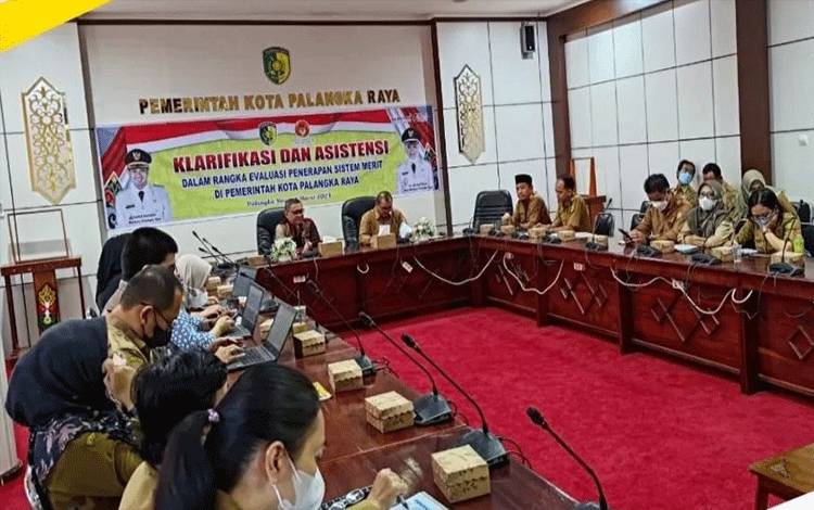 Komisi ASN Verifikasi dan Evaluasi Sistem Merit di Pemko Palangka Raya