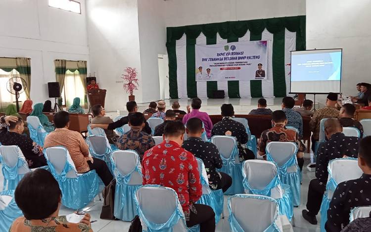 BNK Sukamara Rapat Koordinasi dengan BNNP Kalteng