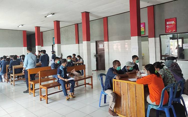 Warga Binaan Rutan Tamiang Layang Jalani Skrining TBC dan HIV