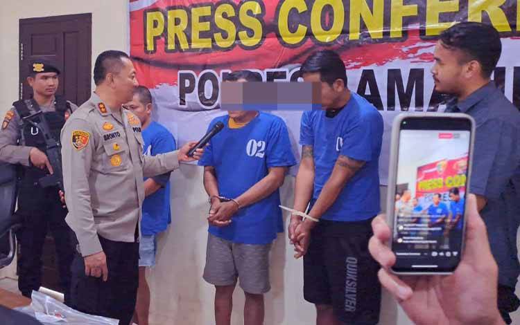 Polres Lamandau Ringkus 2 Maling Rokok dan Seorang Penadah