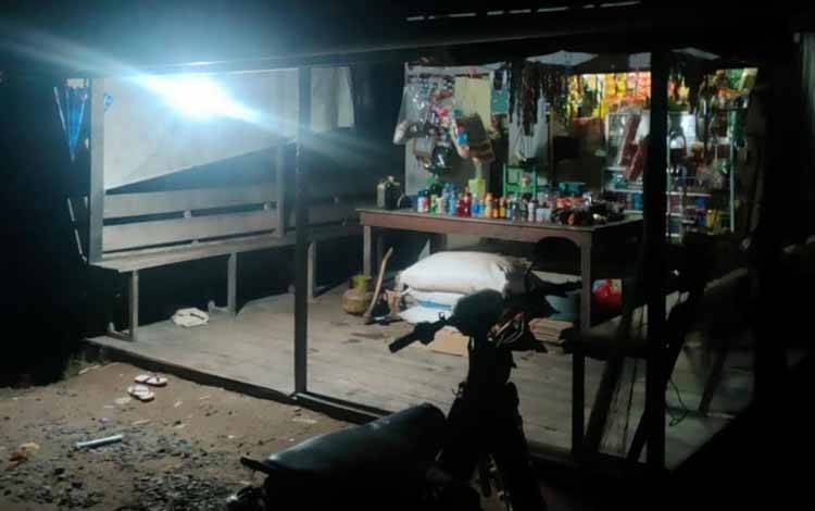 Ini TKP Penangkapan Buronan 1kg Sabu, Motor Pelaku Masih Tertinggal