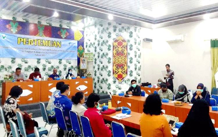 Dinkes Barut Gelar Pertemuan Pembinaan Pelayanan Kesehatan Anak Sekolah