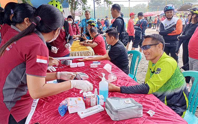 PPNI Barito Timur Gelar Bakti Sosial Skrining Penyakit Tidak Menular Dalam Rangka Ulang Tahun ke-49